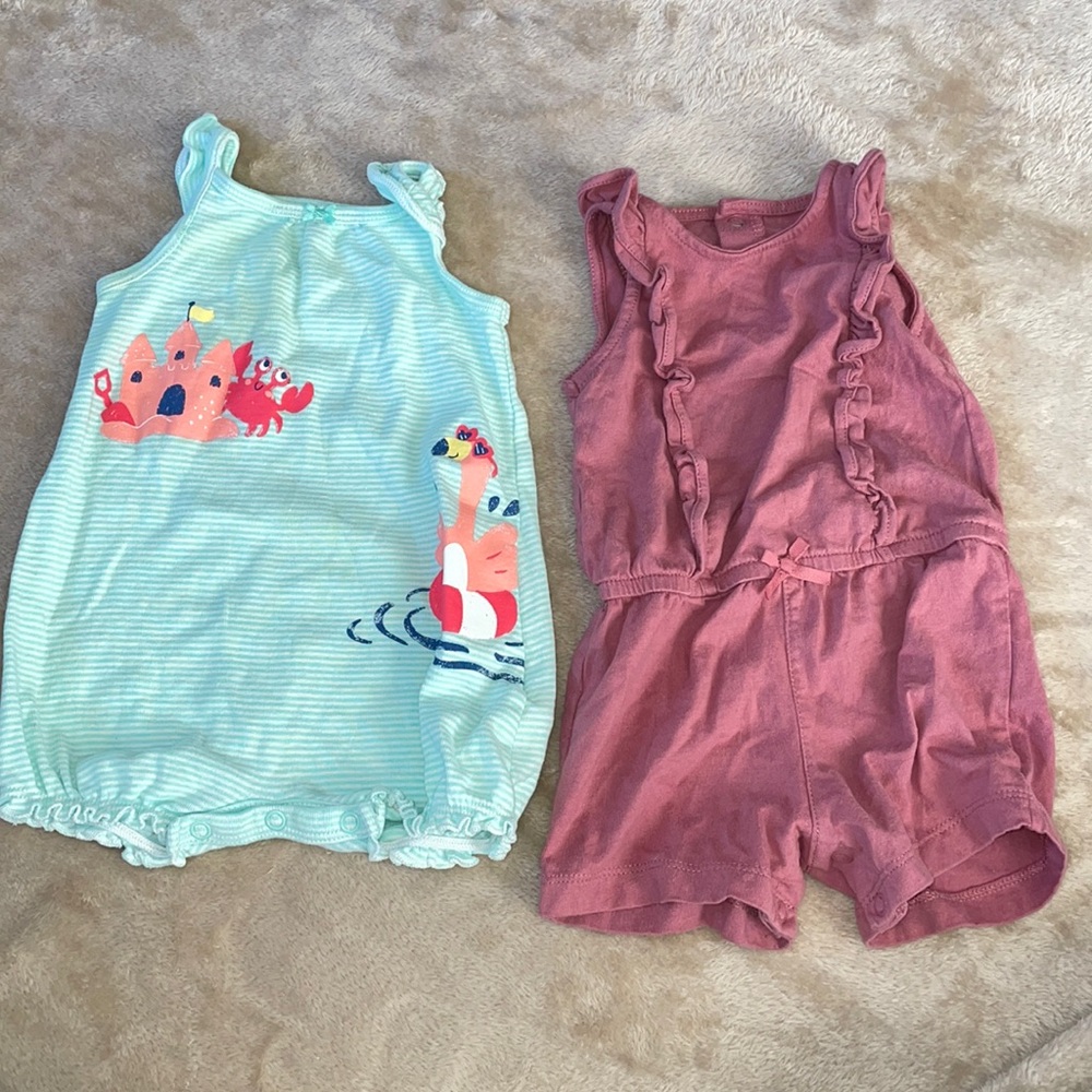 Carter's 6 Month Romper Bundle
